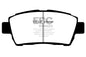 EBC 11-15 Scion IQ 1.3 Greenstuff Front Brake Pads