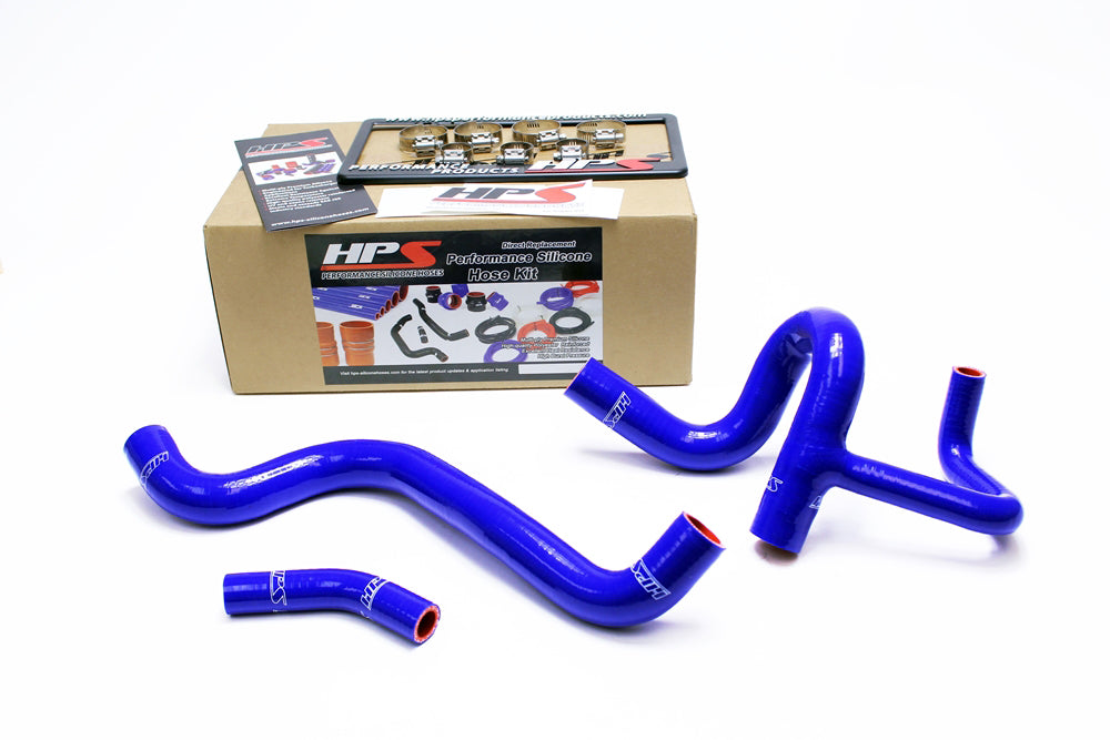HPS Performance Silicone Hose Kit - Radiator Hose 57-1410-BLUE