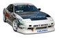 1989-1994 Nissan 240SX S13 2DR Duraflex B-Sport Body Kit - 4 Piece - Includes B-Sport Front Bumper Cover (103540) GP-1 Rear Bumper Cover (100850) B-Sport Side Skirts Rocker Panels (103541)