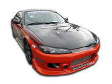 Load image into Gallery viewer, 1989-1994 Nissan 240SX S13 Duraflex Silvia S15 Conversion C-1 Kit - 4 Piece - Includes C-1 Front Bumper Cover (102151) S15 OEM Fiberglass Hood (100889) S15 OEM Fenders (100879)