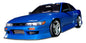1989-1994 Nissan 240SX S13 Duraflex Silvia S13 Conversion Type U Kit - 4 Piece - Includes S13 Conversion Type U Front Bumper Cover (104589)S13 Conversion M-1 Sport Fenders (100877) S13 Conversion M-1 Sport Hood (102203)