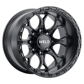 Weld Off-Road 20x9 / BP 8x180 / ET 00 / BS 5.00 / Ledge 8 Wheels Satin Black / Black Ring 124.3