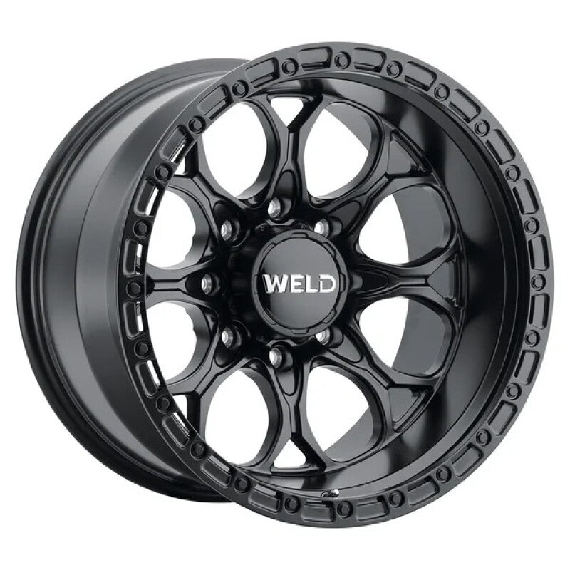 Weld Off-Road 20x9 / BP 8x165.1 / ET 00 / BS 5.00 / Ledge 8 Wheels Satin Black / Black Ring 125.1