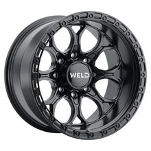 Load image into Gallery viewer, Weld Off-Road 20x9 / BP 8x165.1 / ET 00 / BS 5.00 / Ledge 8 Wheels Satin Black / Black Ring 125.1