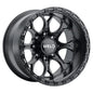 Weld Off-Road 20x9 / BP 8x165.1 / ET 00 / BS 5.00 / Ledge 8 Wheels Satin Black / Black Ring 125.1