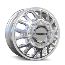 Load image into Gallery viewer, Mayhem 8107D Cogent Dually 17x6.5 / 8x165.1 BP / 125mm Offset / 121.3mm Hub Polished Wheel