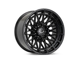 Vossen HFX-3 22x10 - 8x165.1 - ET18 - Super Deep Face - 125.1 - Satin Black Wheel
