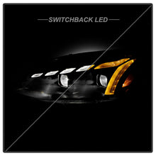 Load image into Gallery viewer, Spyder 18-21 VW Golf Halogen Model Only High-Power LED Headlights - Black (PRO-YD-VG17HALAP-SBGR-BK)