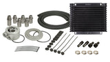 13 Row Plate & Fin Engine Oil Cooler Kit with Sandwich Adapter