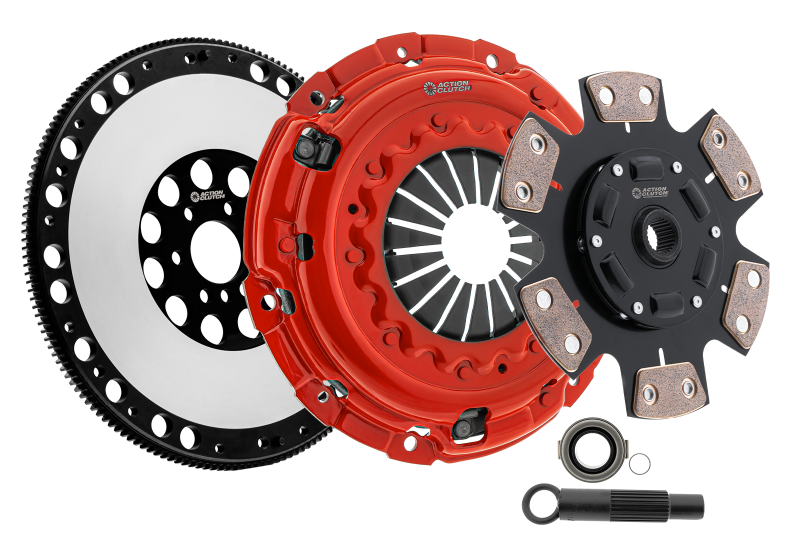 Action Clutch 05-12 Subaru Legacy GT 2.5L (EJ255) Turbo AWD Stage 3 Clutch Kit (1MS) w/Lightened FW