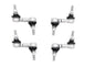 SuperPro 04-07 Subaru Impreza WRX STI HD Adjustable End Link Set (TRC1035 x 2)