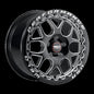 Weld Solana Beadlock 18x10 / 5x114.3 BP / ET45 / 78.1mm Bore - Gloss Black MIL DIA Wheel
