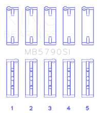 Load image into Gallery viewer, King Engine Bearings Porsche M 48 / M 48.50 (Size STD) Main Bearing Set