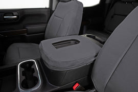 Covercraft 21-24 Chevrolet Tahoe/Suburban/ Endura PrecisionFitFront Row Seat Covers - Silver/Silver