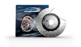 SHW 17-20 Porsche Panamera 4 3.0L w/20in Wheel w/o Ceramics Left Rear Slot LW Rotor (971615601G)
