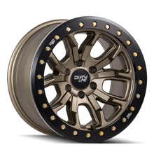 Load image into Gallery viewer, Dirty Life 9303 DT-1 20x9 / 8x170 BP / 0mm Offset / 130.8mm Hub Satin Gold Wheel - Beadlock