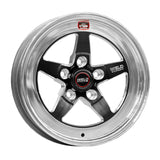 Weld S71 RT-S 15x14.275 / 5X4.75 BP / 6.5in BS Black Wheel (Low Pad) - Non-Beadlock