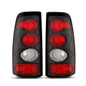 Raxiom 03-06 Chevrolet Silverado 1500 Fleetside Axial Series TailLights-CarbonFiber-Rd/Clear Lens