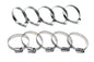 HPS Stainless Steel Embossed Hose Clamps Size 3 10pc Pack 5/16