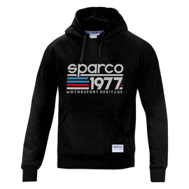 Sparco Hoodie 1977 SMALL Black