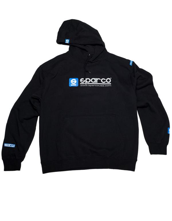 Sparco Sweatshirt Hooded charcoal Grey Lrg