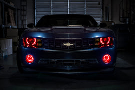 Oracle 10-13 Chevrolet Camaro LED Fog Light Halo Kit - Red