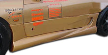 Load image into Gallery viewer, 1991-1999 Mitsubishi 3000GT Dodge Stealth Duraflex Fighter Side Skirts Rocker Panels - 2 Piece