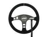 PRP Heated Flat Suede Steering Wheel - Black
