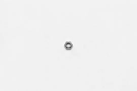 Wilwood nut 5/16-24 hex locking top-crimp clear zinc