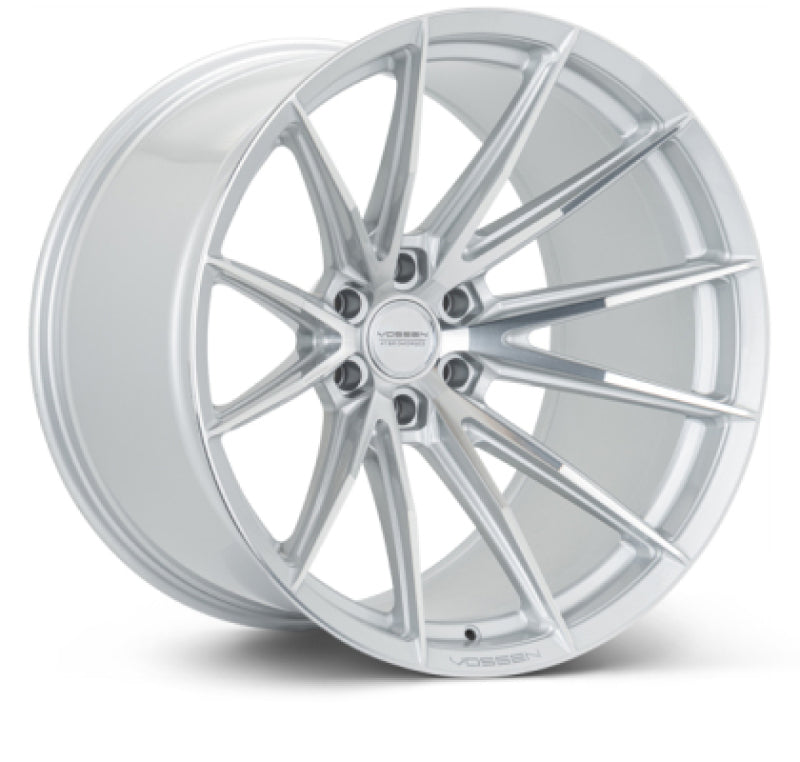 Vossen HFX-2 19x9.5 - 5x112 - ET44 - Deep Face - 66.5 - Silver Polished Wheel