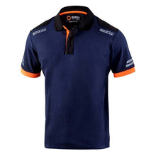 Load image into Gallery viewer, Sparco Polo Tech Small Navy/Orange