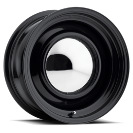 Raceline Black 15X6 5X5/5.5 (3.7In BS) Smoothie Wheel w/Cap