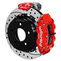Wilwood 88-98 GM C1500 Superlite Rear Elec. Parking Brake Kit 12.88in SRP Rotor 3.25in Offset - Red