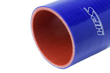 Load image into Gallery viewer, HPS 2.5" - 2-3/4" ID , 3" Long High Temp 4-ply Reinforced Silicone Offset Reducer Coupler Hose Blue (63mm - 70mm ID , 76mm Length)