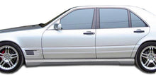 Load image into Gallery viewer, 1992-1999 Mercedes S Class W140 Duraflex W-1 Side Skirts Rocker Panels (short wheelbase) - 2 Piece