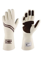 Load image into Gallery viewer, OMP DIJON GLOVES FIA 8856-2018 my2025 NAVY BLUE / FLUO ORANGE SZ M