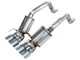 AWE Tuning 05-07 C6 Chevrolet Corvette 6.0L Touring Edition Axleback Exhaust w/ Chrome Silver Tips