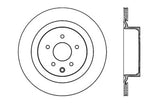 StopTech Nissan 370z / Infiniti G37 SportStop Drilled Rear Left Rotor
