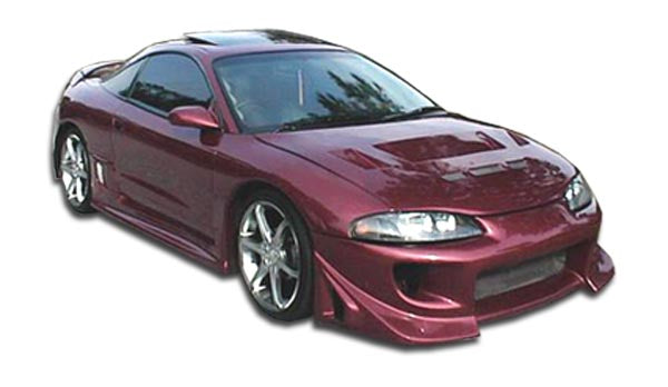1997-1999 Mitsubishi Eclipse Eagle Talon Duraflex Blits Body Kit - 4 Piece - Includes Blits Front Bumper Cover (101873) Blits Rear Bumper Cover (101874) Blits Side Skirts Rocker Panels (101599)