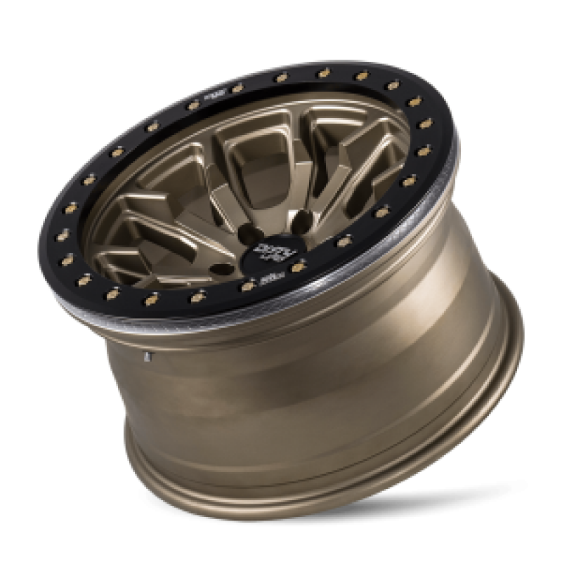 Dirty Life 9303 DT-1 20x9 / 8x170 BP / 0mm Offset / 130.8mm Hub Satin Gold Wheel - Beadlock