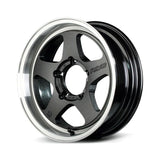 Gram Lights 57FR-X 16x6.5 -12 5-139.7 Glass Black/Rim DC Wheel