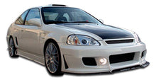Load image into Gallery viewer, 1999-2000 Honda Civic 2dr / 4DR Duraflex B-2 Body Kit - 4 Piece - Includes B-2 Front Bumper Cover (102086) B-2 Side Skirts Rocker Panels (105537) B-2 Rear Bumper Cover (105538)