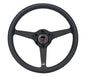 NRG Aluminum Steering Wheel 330mm - Heritage Solid Spoke - Ergonomic Grip - Anadized Black