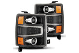 Arex Luxx LED Headlights: Chevrolet Silverado 1500 (14-15) - Black (Set)