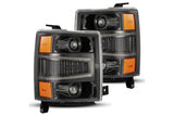 Arex Luxx LED Headlights: Chevrolet Silverado 1500 (14-15) - Alpha-Black (Set)