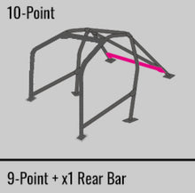 Load image into Gallery viewer, Cusco Safety21 10pt 2Pssgr BLK Thru Dash Roll Cage Nissan R33 2dr (S/O/No Cancel)