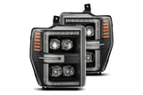 Arex Nova LED Headlights: Ford Super Duty (08-10) - Black (Set)