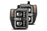 Arex Luxx LED Headlights: Ford Super Duty (08-10) - Black (Set)