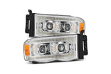 ARex (PRO-Series) Halogen Headlights: Dodge Ram (02-05) - Chrome (Set)