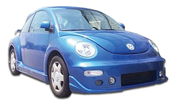1998-2005 Volkswagen Beetle Duraflex JDM Buddy Body Kit - 4 Piece - Includes JDM Buddy Front Bumper Cover (102043) JDM Buddy Rear Bumper Cover (102044) JDM Buddy Side Skirts Rocker Panels (102046)